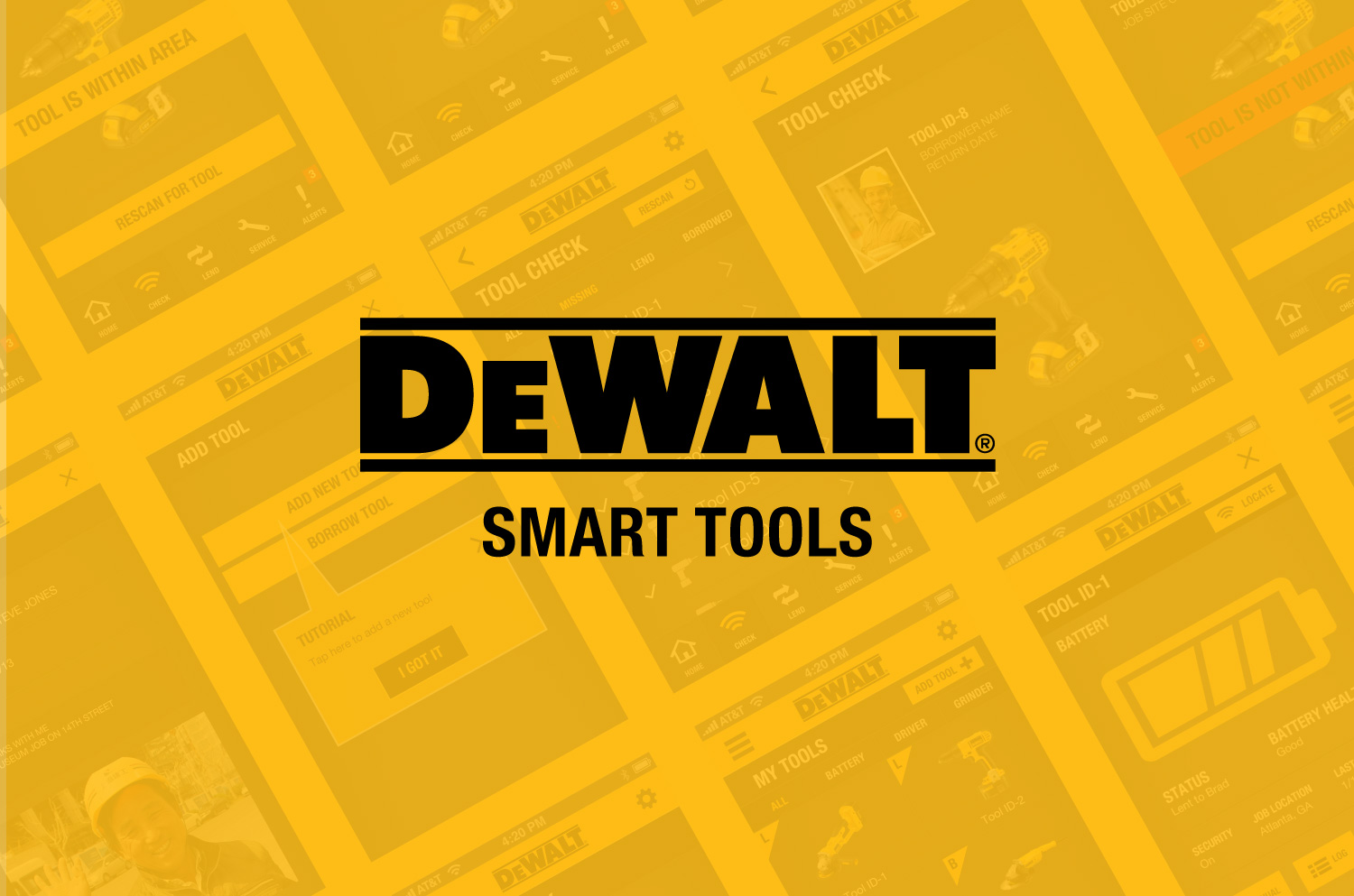 DeWalt Smart Tools Mobile App