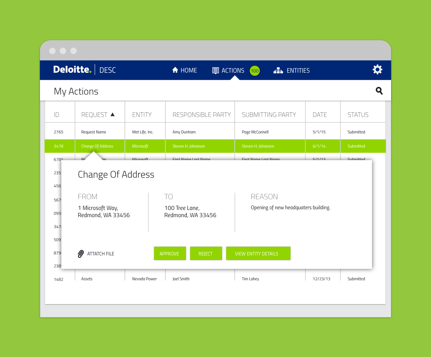 Deloitte DESC Web Application